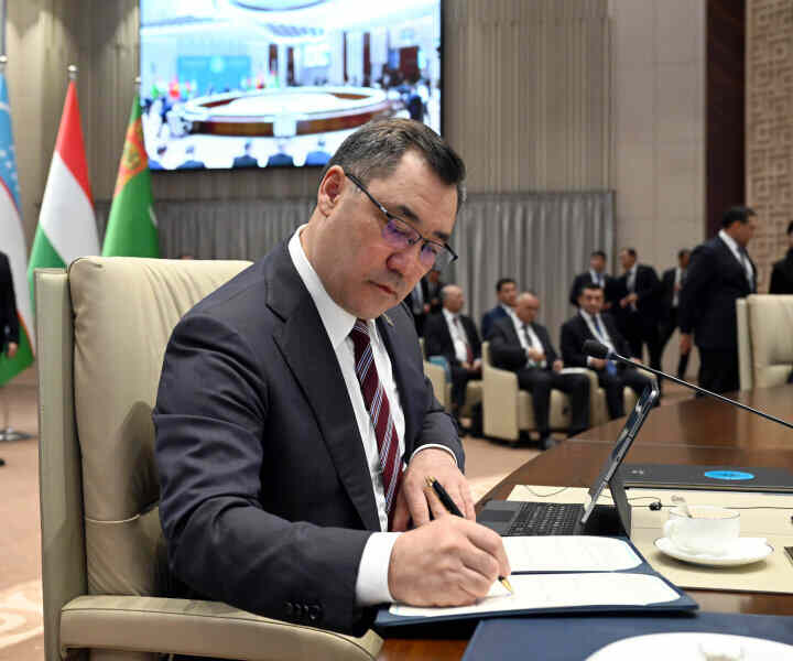 Сокращение площади ледников Киргизии